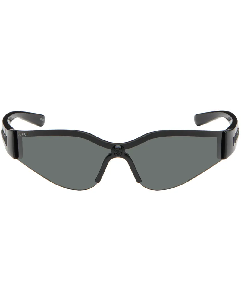 Gucci Black Mask Sunglasses Black