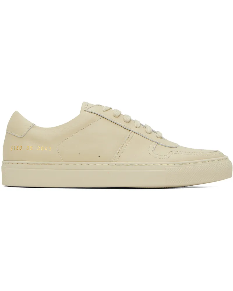 Common Projects Beige BBall Low Sneakers 3043