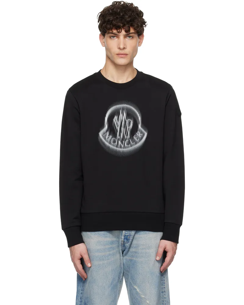 Moncler Black French Terry Sweatshirt 999