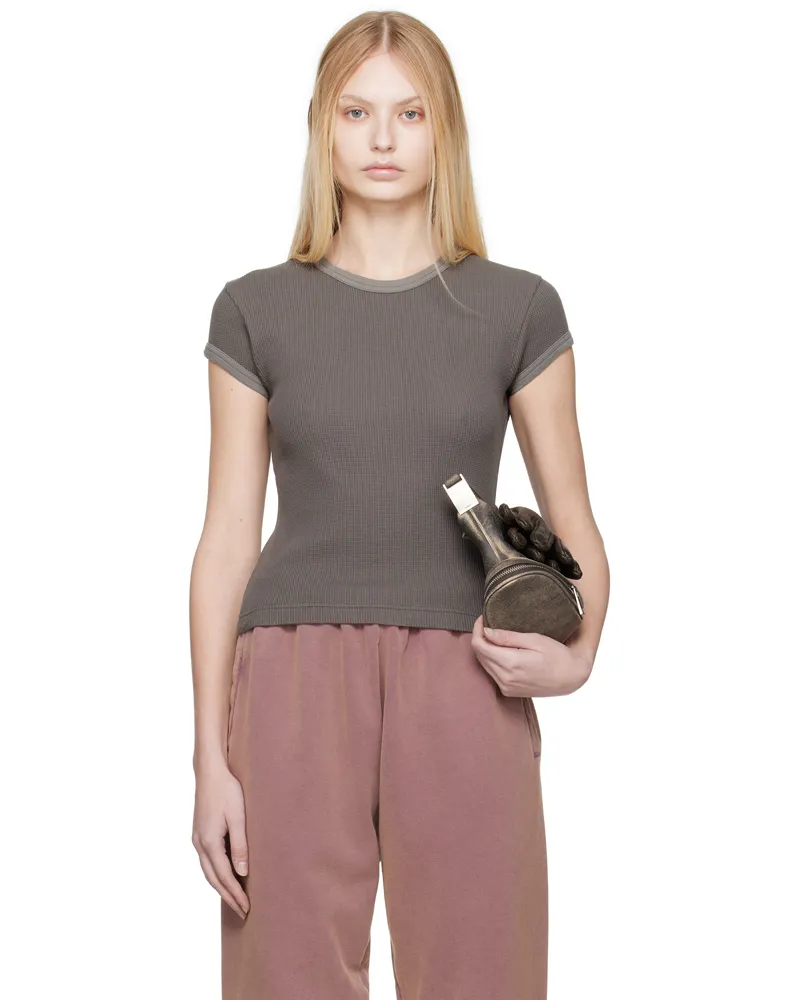 Acne Studios Gray Fitted T-shirt Djo