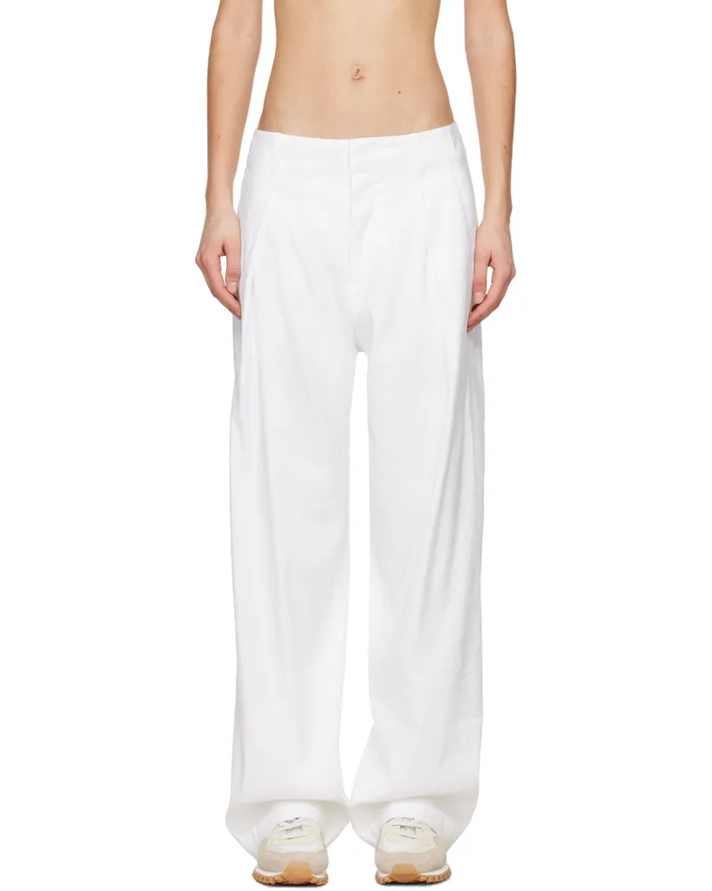 Rag & Bone White Donovan Trousers White