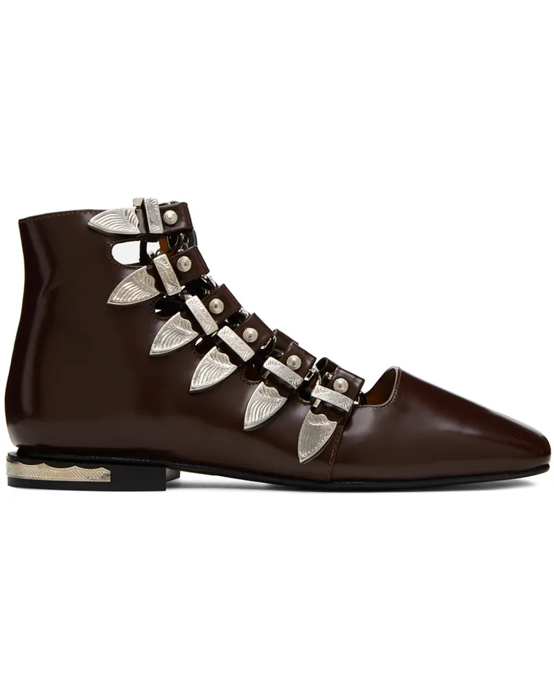 Toga SSENSE Exclusive Brown Boots Aj1284