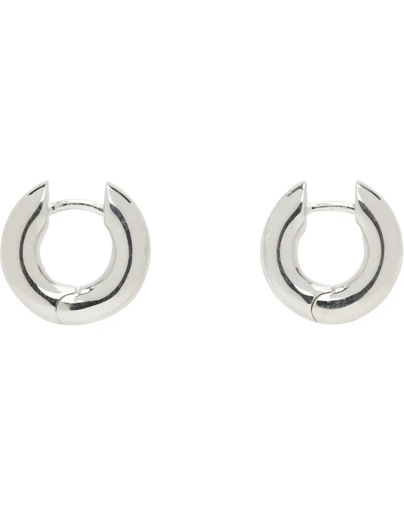Sophie Buhai Silver Bagel Hoop Earrings Sterling
