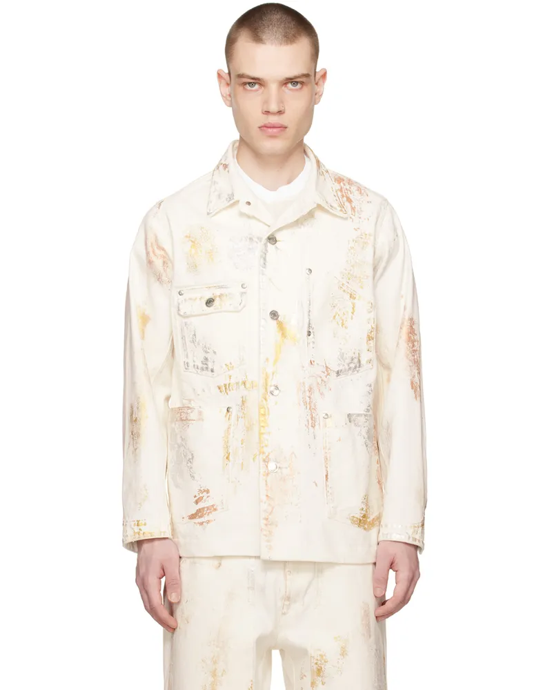 TANAKA White 'The Work' Denim Jacket White