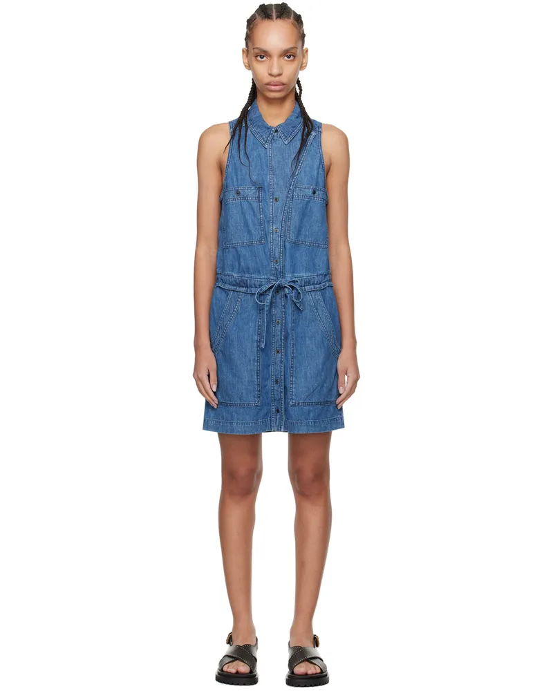Étoile Isabel Marant Blue Ines Minidress 30bu