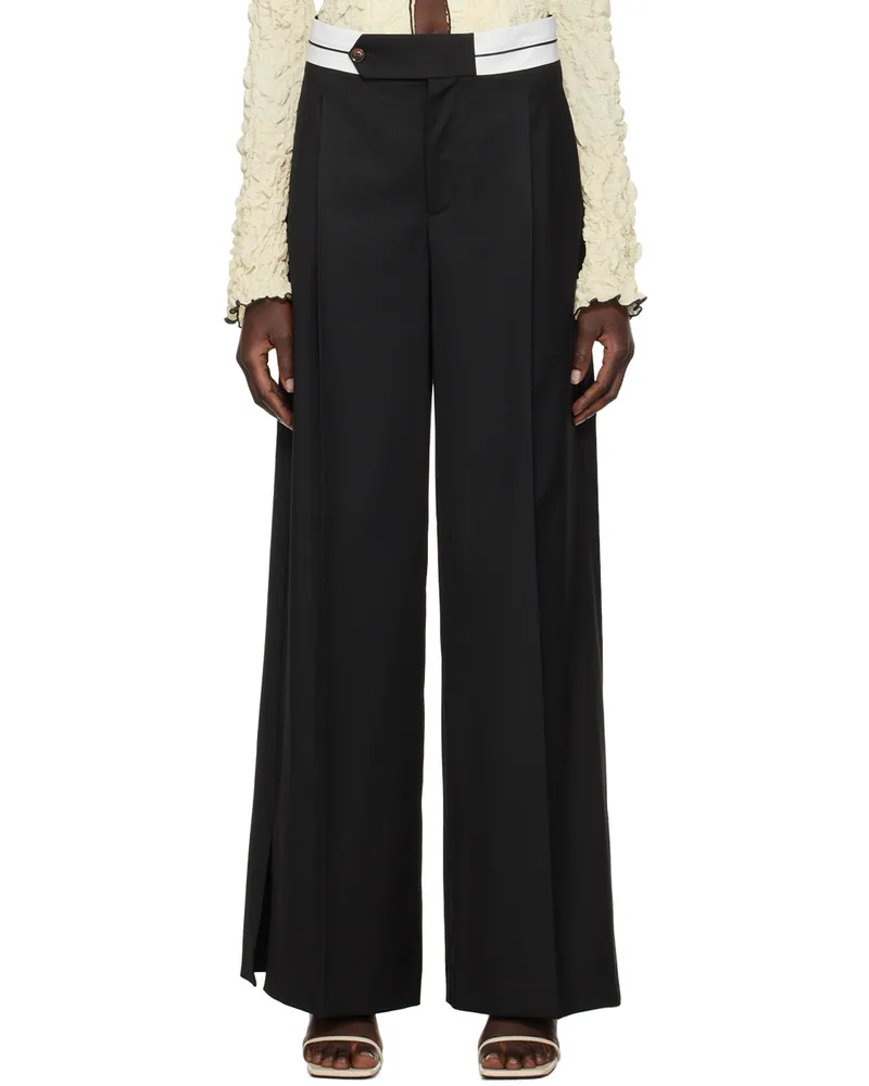 The Garment Black Pluto Trousers 050