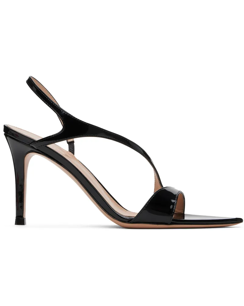 Gianvito Rossi Black Mayfair Heeled Sandals Black