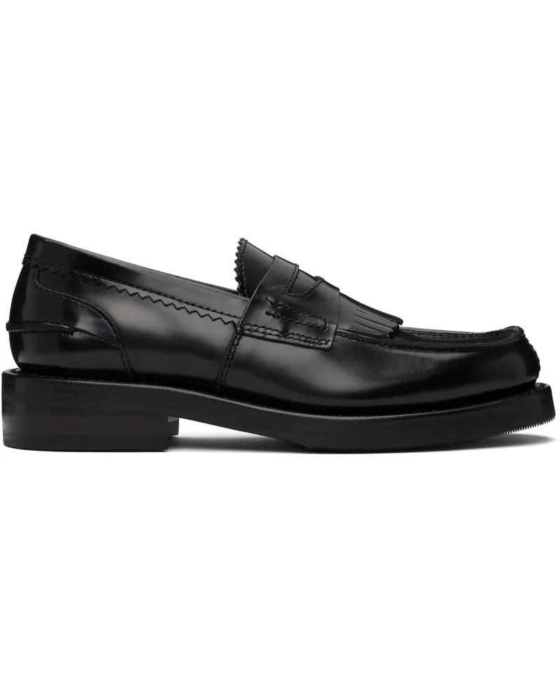 Our Legacy Black Leather Loafers Black