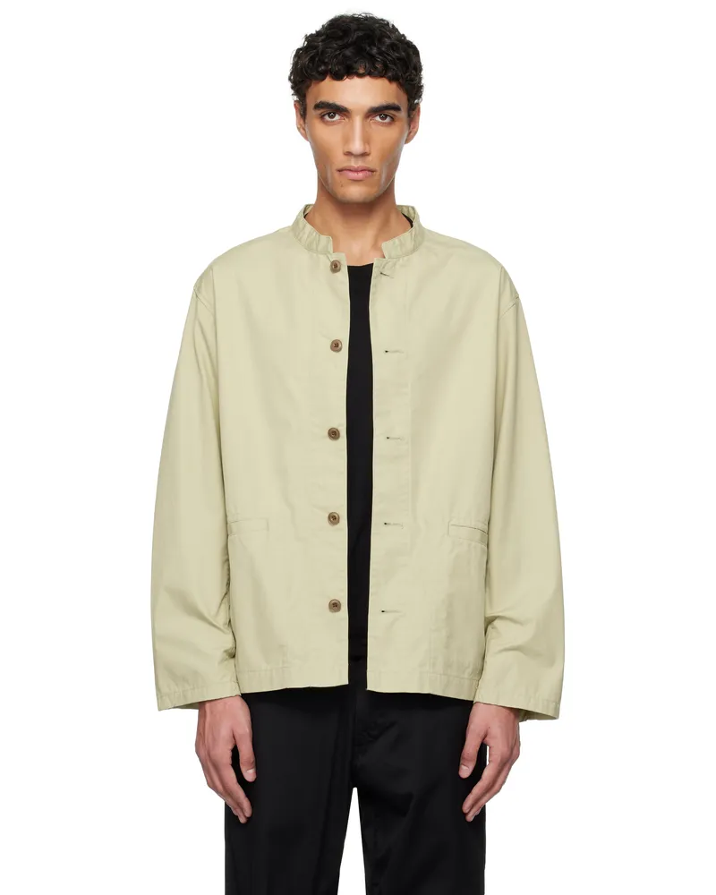 nanamica Green Band Collar Shirt Jacket Light