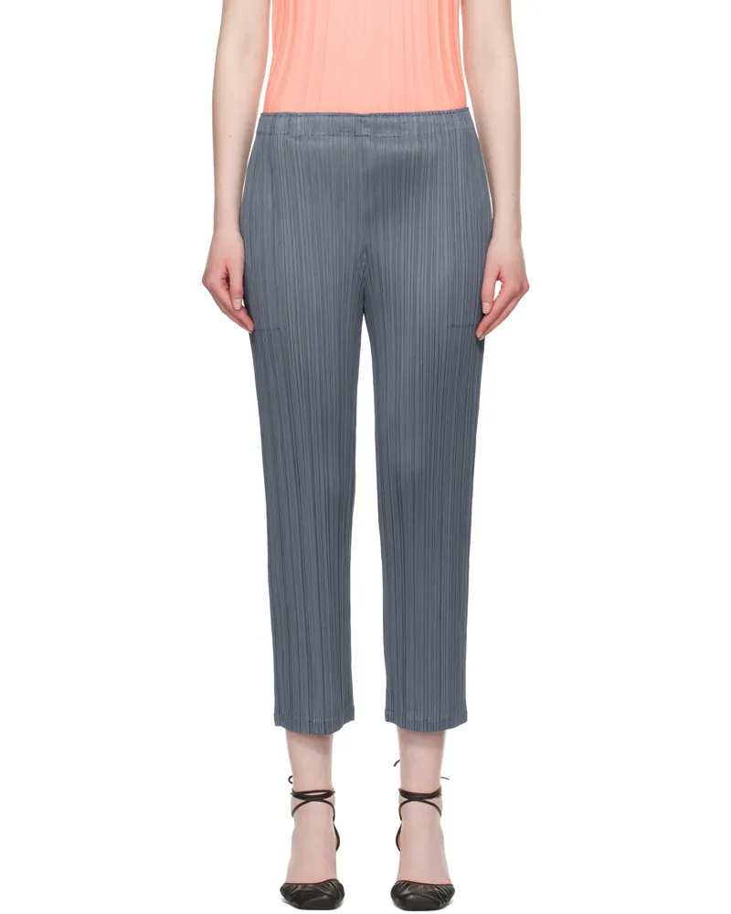 Issey Miyake Blue Monthly Colors May Trousers 19