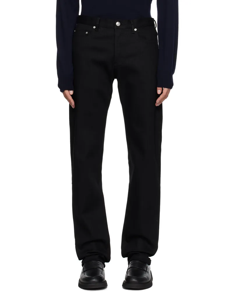 A.P.C. Black New Standard Jeans Lzz