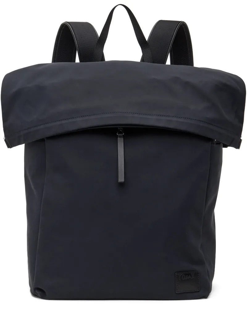 Paul Smith Navy Cotton-Blend Canvas Backpack 47
