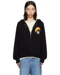 RHUDE Black Moonlight Hoodie Black