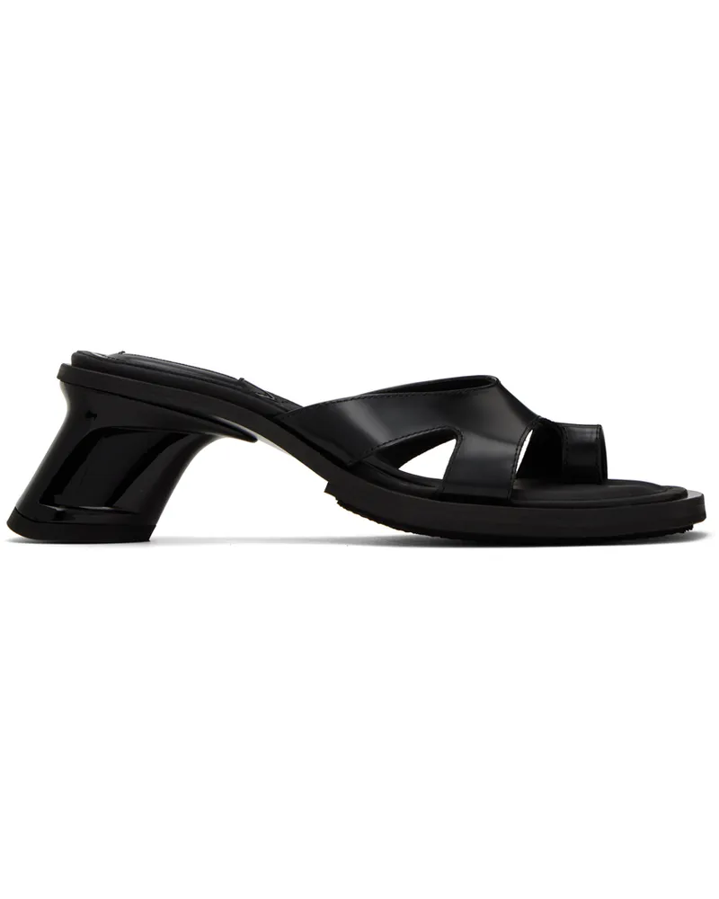 Eytys Black Ava Heeled Sandals Leather
