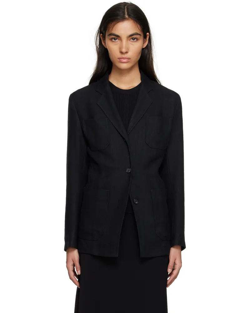Totême Black Slim Blazer 315