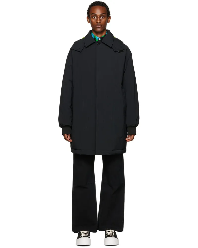 MSGM Black Insulated Coat 99