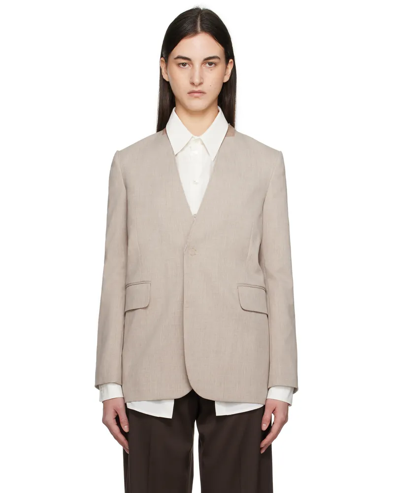 Maison Margiela Taupe Tailoring Blazer 115m