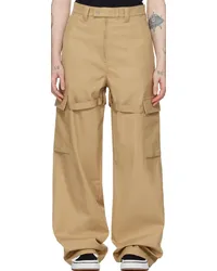 AMBUSH Beige Relaxed-Fit Cargo Pants Beige