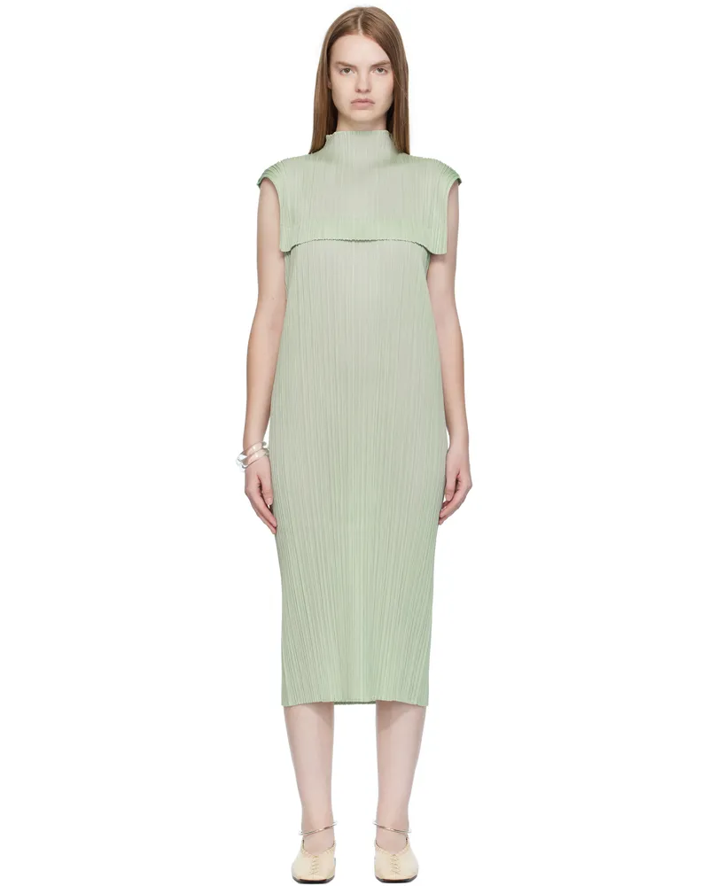 Issey Miyake Green Monthly Colors June Maxi Dress 58