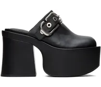 Black 'The J Marc Leather' Mules