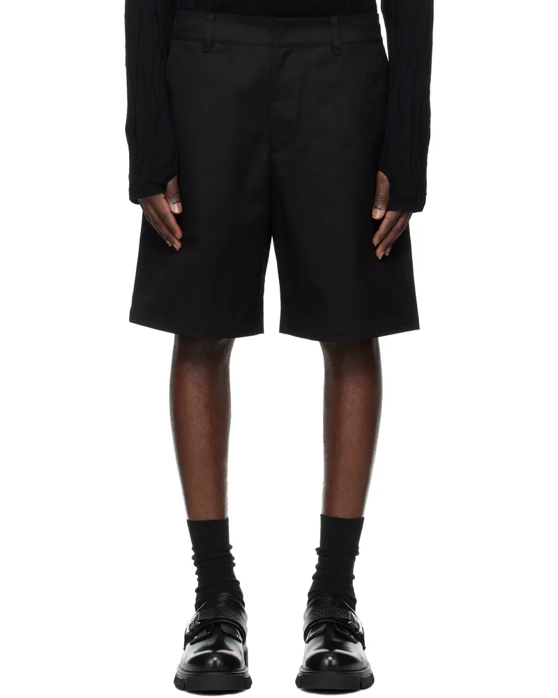 Heliot Emil Black Igneous Shorts Black