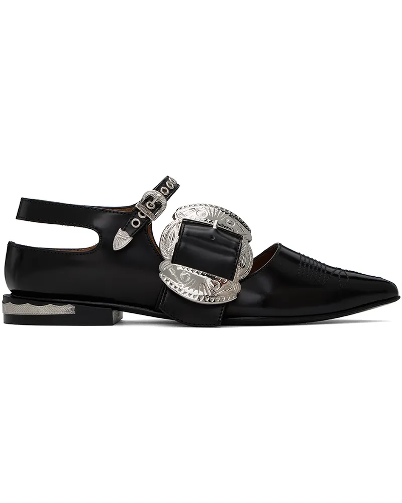 Toga SSENSE Exclusive Black Ballerina Flats Aj123