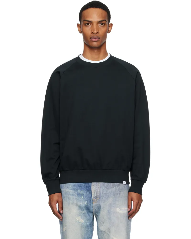 Norse Projects Navy Marten Relaxed Raglan Light Sweatshirt Dark