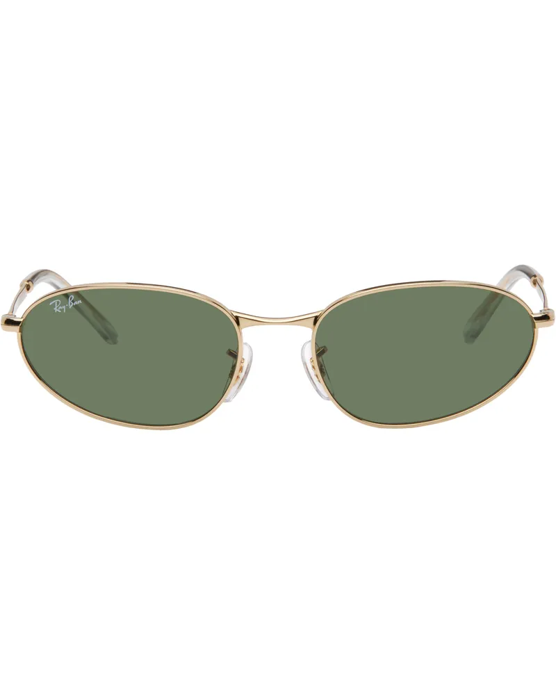 Ray Ban Gold RB3734 Sunglasses 001