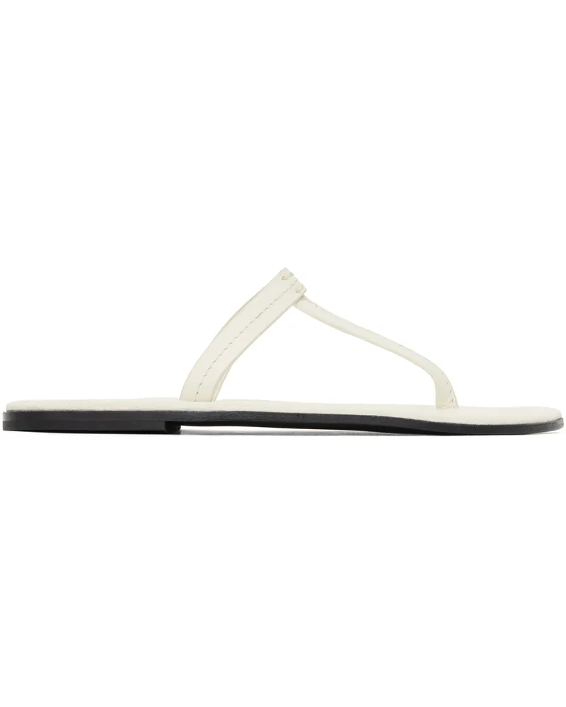 Totême Off-White 'The T-Strap' Sandals 110