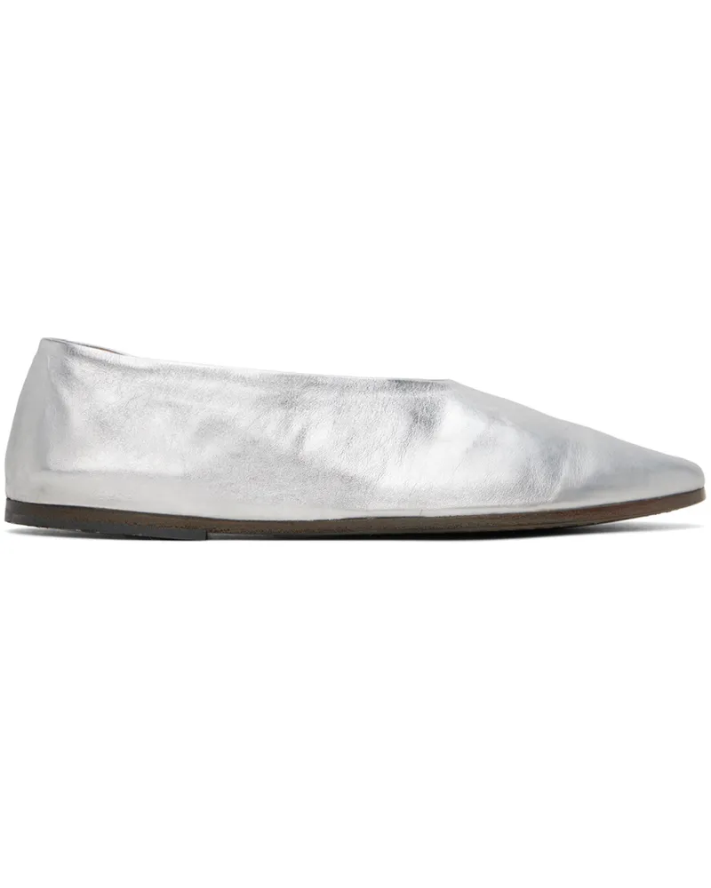 Marsèll Silver Coltellaccio Ballerina Flats 61l