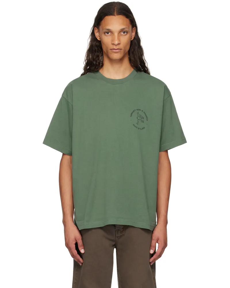 Carhartt WIP Green Stamp T-Shirt 06
