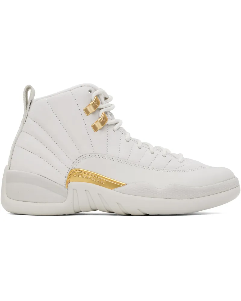 Nike Beige Air Jordan 12 Retro Sneakers Phantom