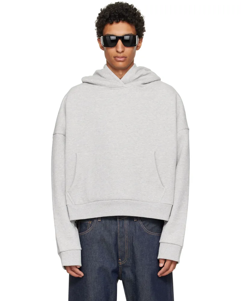 Entire Studios Gray Heavy Hoodie Silver