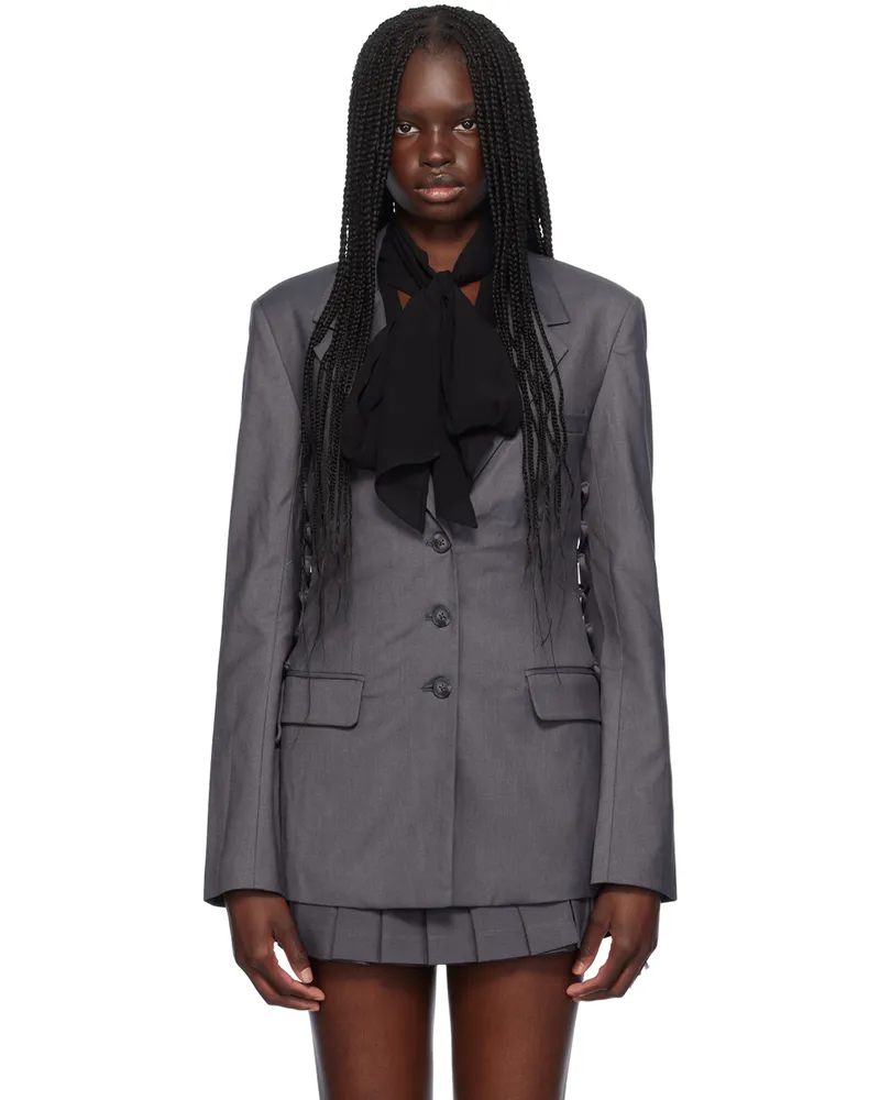 GUIZIO Gray Delila Blazer Stone