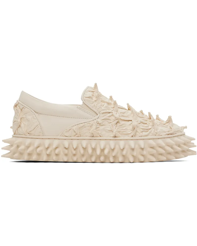 Doublet White Porcupine Sneakers Ivory