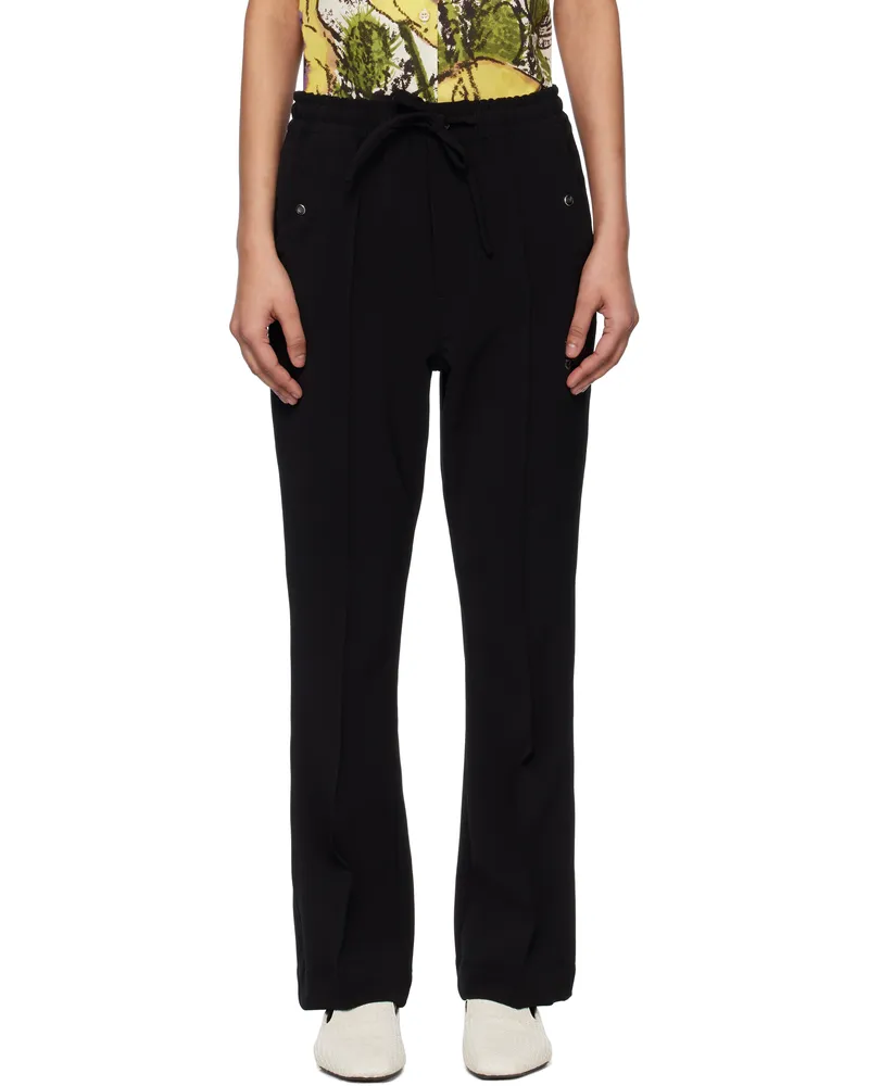 NEEDLES Black Piping Cowboy Trousers C-black