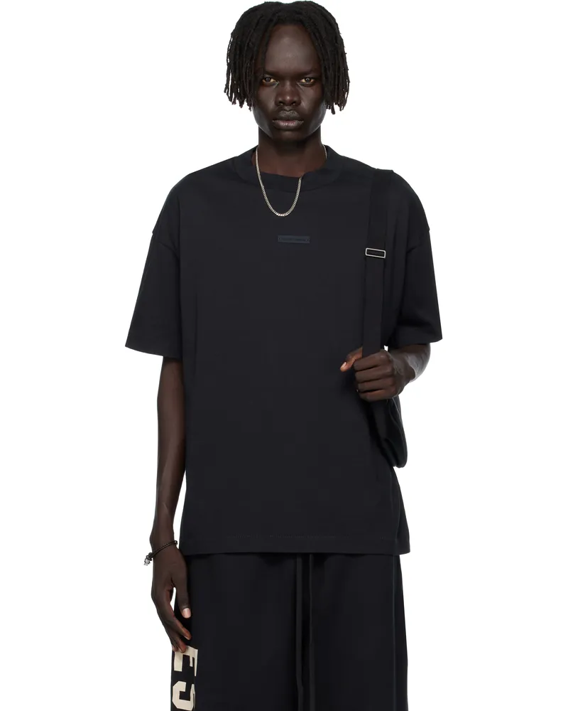 Fear of God Black Classic Fit T-shirt Jet