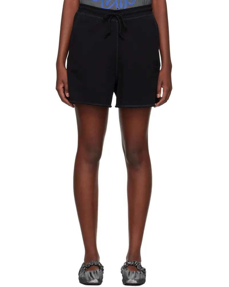 Ganni Black Isoli Shorts 099