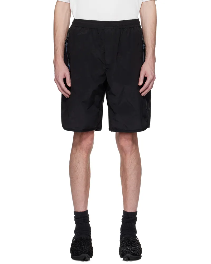 A. A. Spectrum Black Cyberen Down Shorts Black