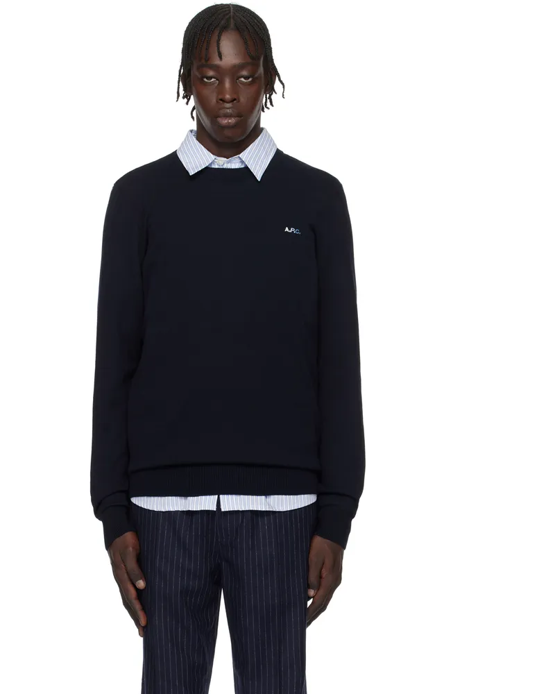 A.P.C. Navy Louis Sweater Iak