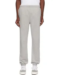 LES TIEN Gray Heavyweight Classic Sweatpants Heather