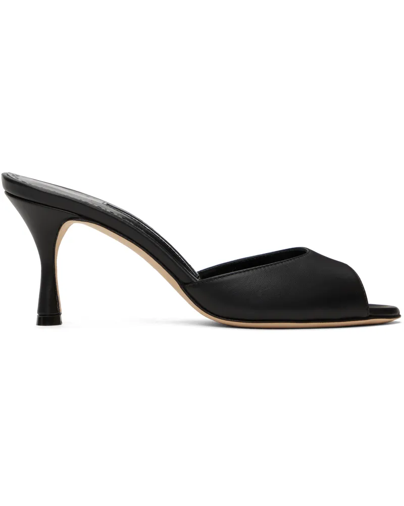 Manolo Blahnik Black Jada Heeled Sandals 0015