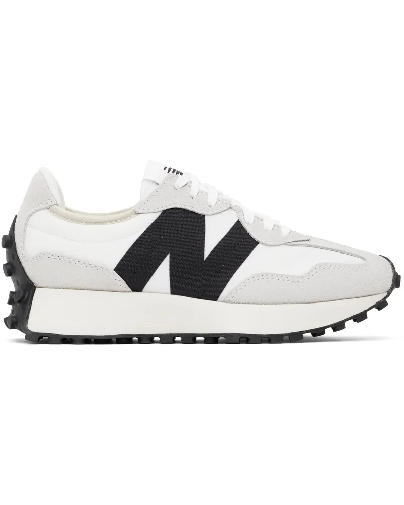 New Balance Off-White & Gray 327 Sneakers Sea