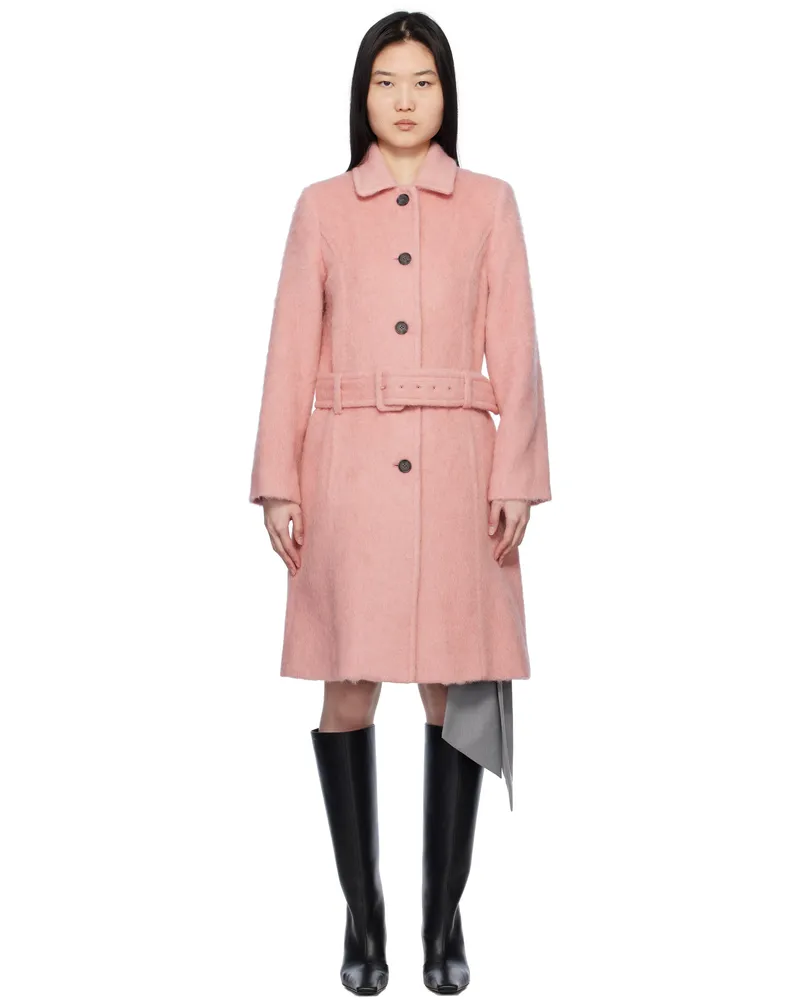 Sandy Liang Pink Norwich Coat Pink