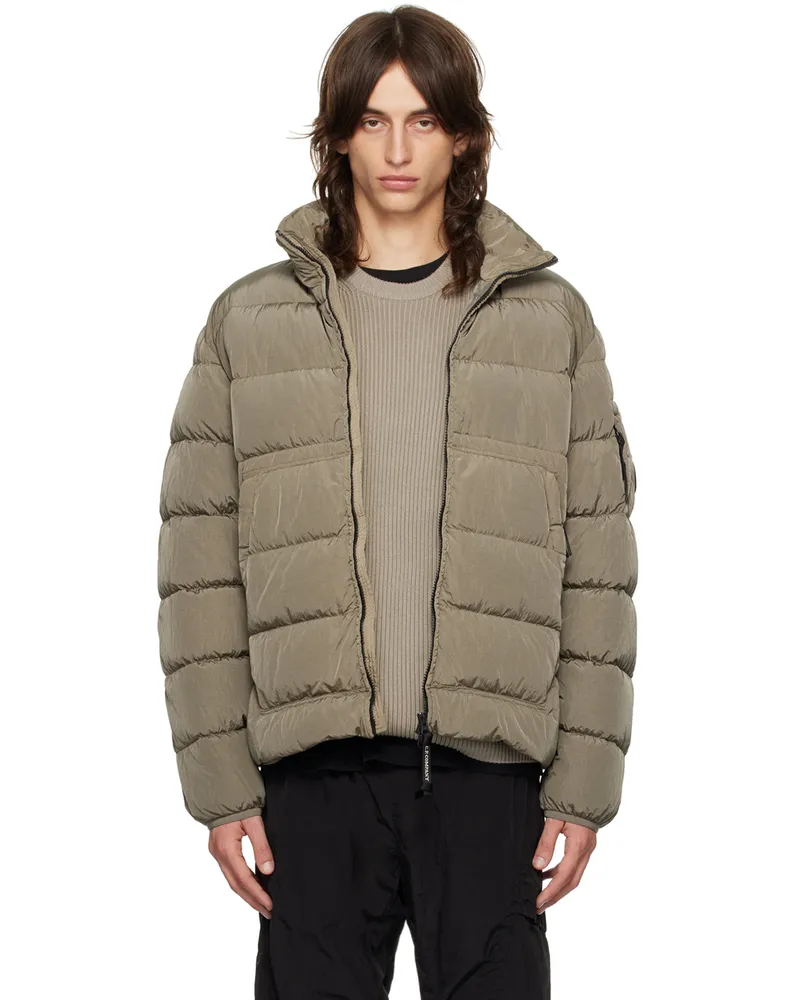 C.P. Company Khaki Chrome-R Down Jacket 359