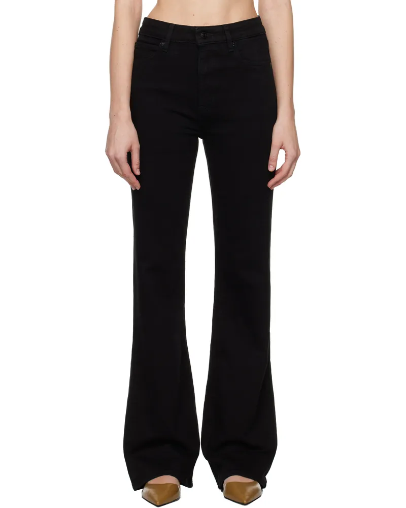 Frame Denim Black 'The Arrow' Jeans Smks
