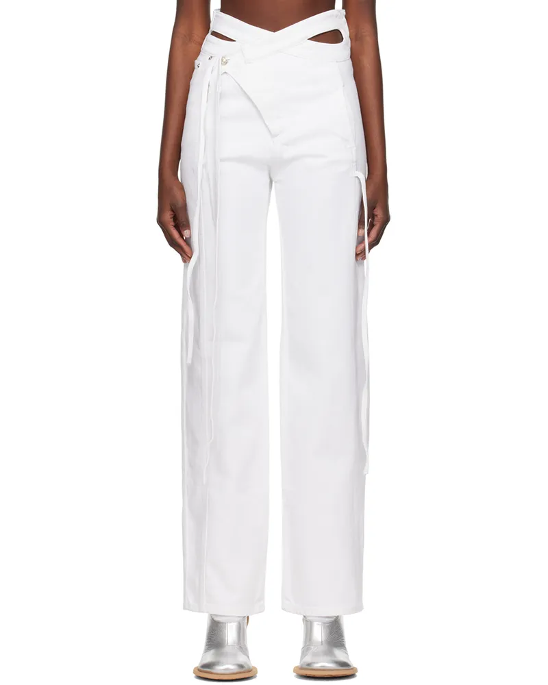 OTTOLINGER SSENSE Exclusive White Jeans White