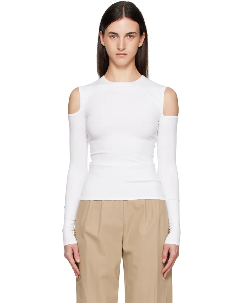 Max Mara White Vik Top 015