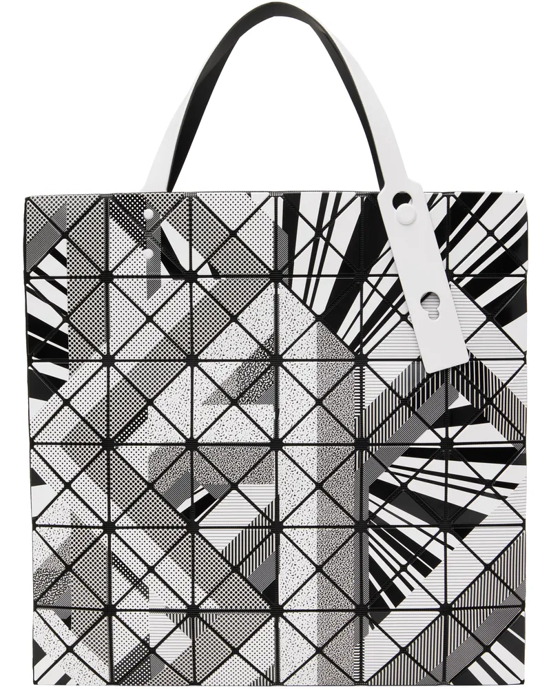 Issey Miyake Black & White Manga Tote 19-monotone