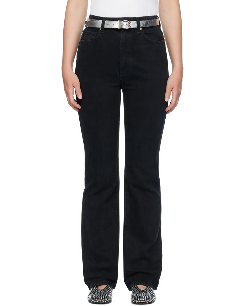 KHAITE Black 'The Danielle' Jeans 091